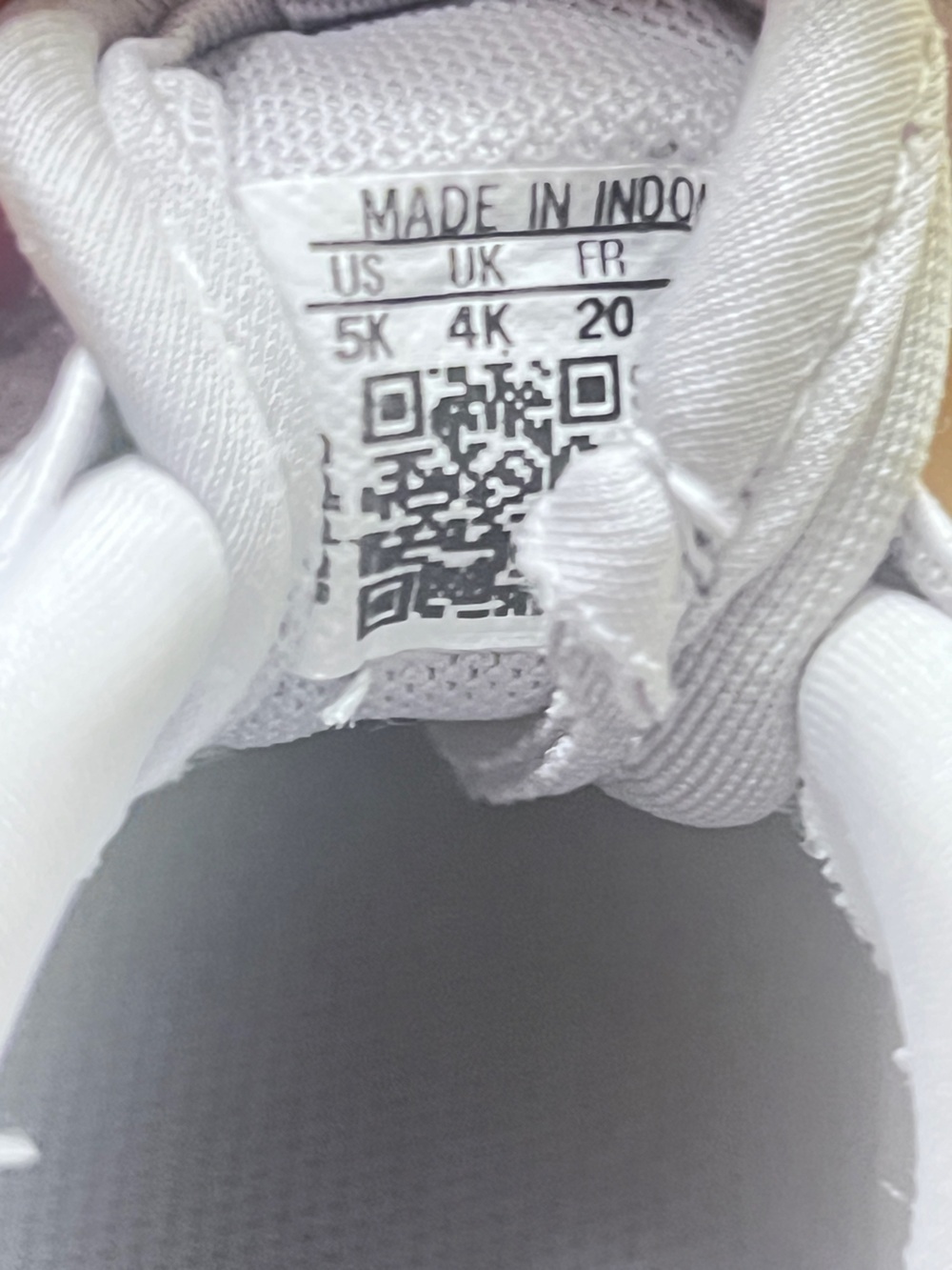 Adidas Baby Racer TR 2.0 H04462 Running Grey Shoes Size 5K (5) - Picture 11 of 11
